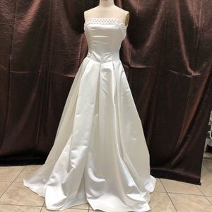 Dementrios- Strapless Classic Wedding Gown